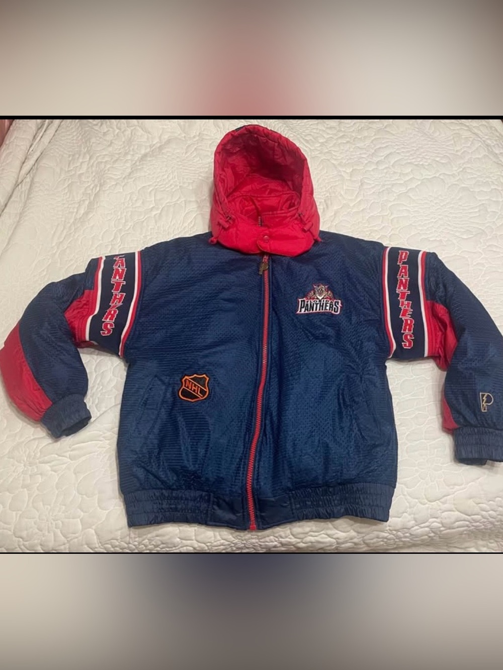 Vintage 90s Florida Panthers Reversible Hockey Jacket